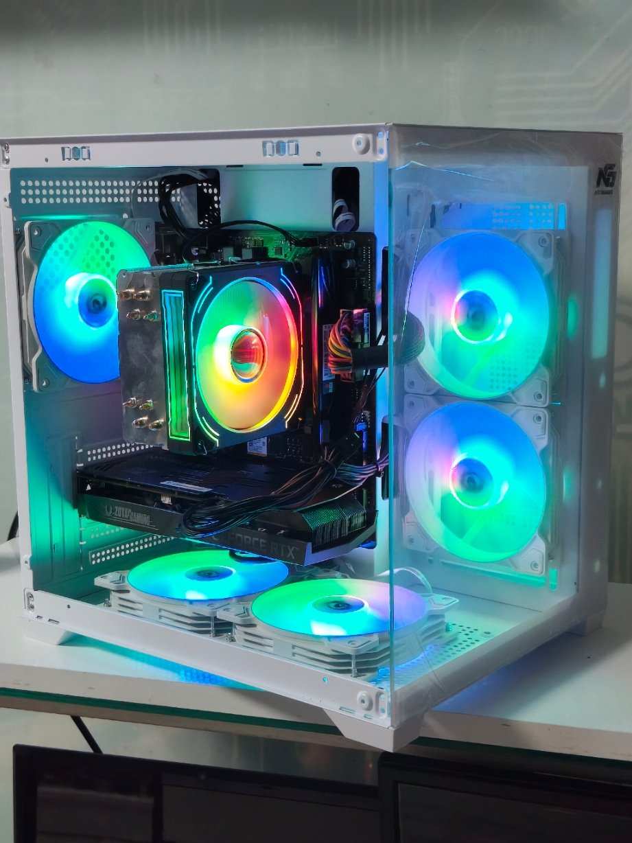 2026/06/57294.jpg 12GB RTX 3060 RYZEN 5500 16GB RGBRAM 512 M2SSD 600W AKVARYUM KASA - Görsel 1
