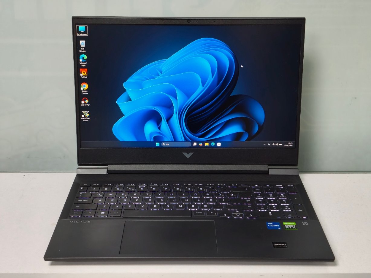 2026/06/57521.jpg HP VİCTUS İ5 12500H 16GB RAM 4GB RTX 3050TI OYUNCU LAPTOP - Görsel 1