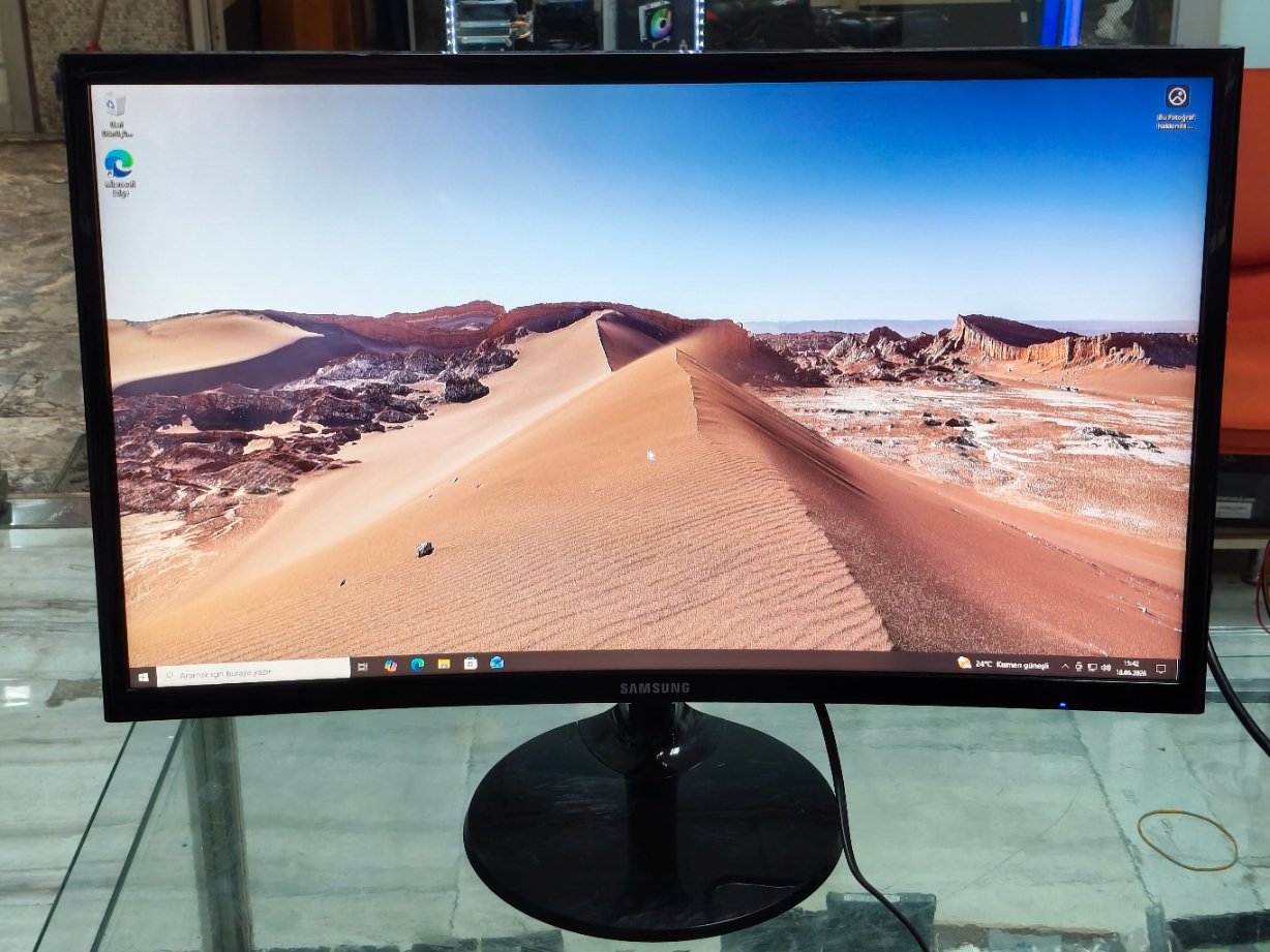 2026/06/59397.jpg 24" KAVİSLİ CURVED 72HZ SAMSUNG MONİTÖR - Görsel 1