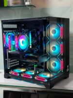 RTX 4060 RYZEN5 5600X 16GB RGB RAM 1TB M2SSD 600W AKVARYUM KASA