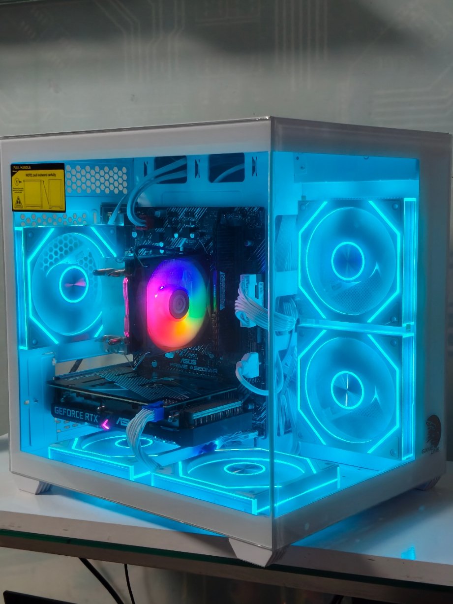 2026/07/64691.jpg 12GB RTX 3060 RYZEN 5500 16GB RGBRAM 512 M2SSD 600W AKVARYUM KASA - Görsel 1