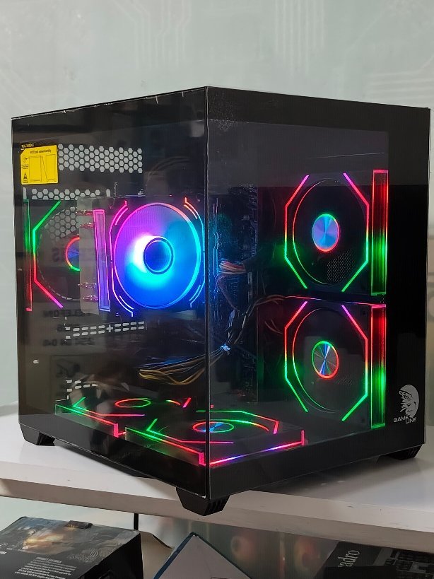 2026/08/74744.jpg RYZEN5 5600 RX 7600 16GB RAM 512GB M2SSD 600W AKVARYUM KASA - Görsel 1