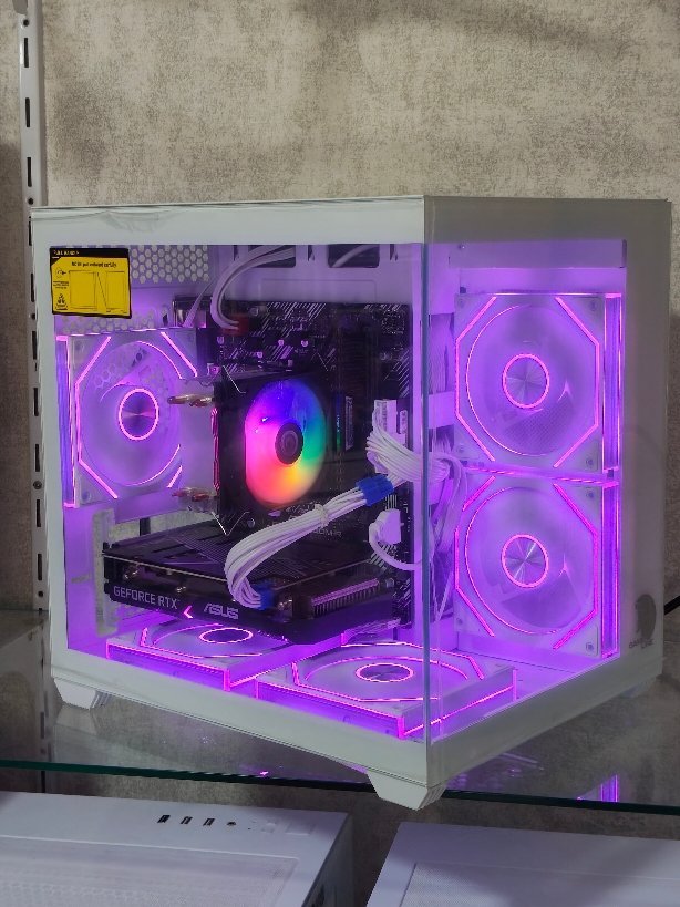2026/08/78116.jpg 12GB RTX 3060 RYZEN 5500 16GB RAM 512 M2SSD 600W AKVARYUM KASA - Görsel 1