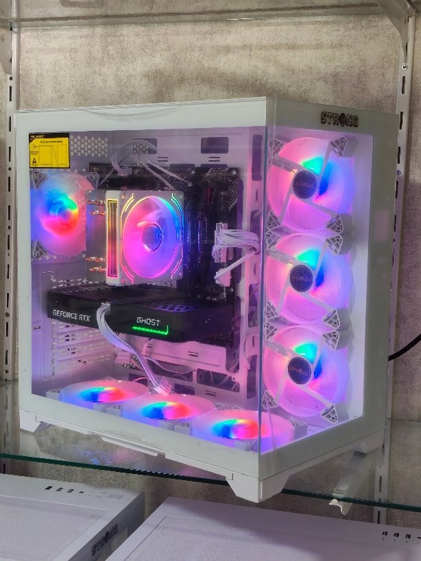 2026/08/78127.jpg RTX 5060 RYZEN 5 5700X 16GB RGB RAM 1TB M2SSD 600W AKVARYUM KASA - Görsel 1